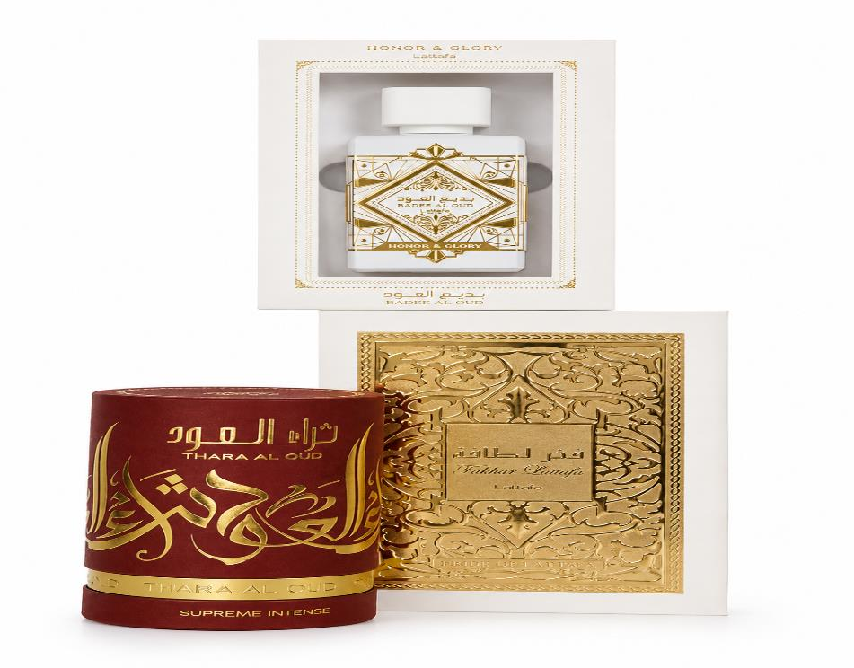 Summer Trio: Thara Al Oud, Bade'e & Fakhar Rose — packaging