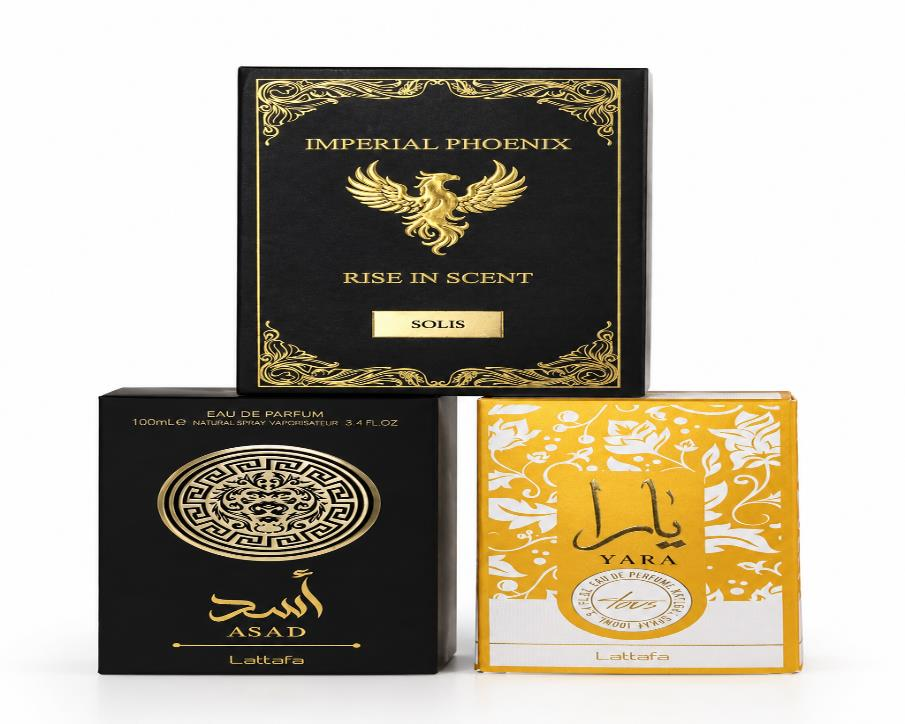 Summer Trio: Asad, Yara Tous & Solis — packaging